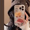Retro Cartoon Pumpkin IPhone 15 Apple 16 Promax Mobile Phone Case Suitable for 14 Anti Fall 13 Transparent 11 Three Dimensional