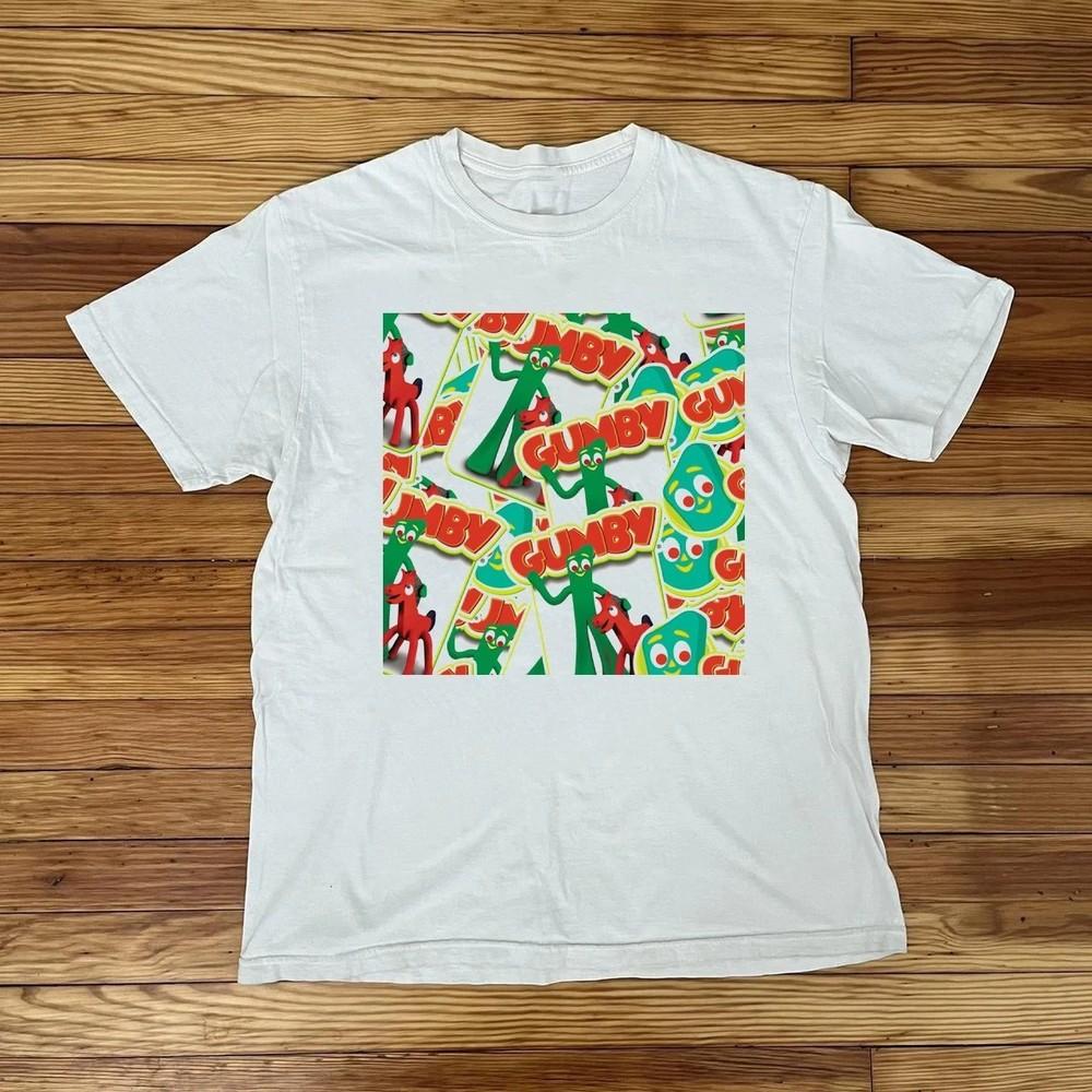 Hot Rare! Gumby And Pokey Short Sleeve White S to 5XL Unisex Shirt SN474 Unisex T-Shirt XXXL