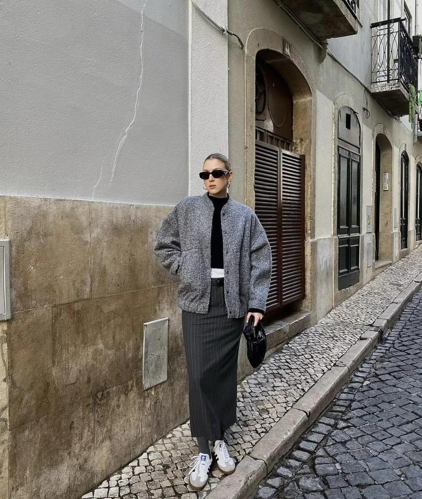 Women's Autumn/Winter Solid Color Stand-Up Collar Long Sleeve Coat with Double Large Pockets