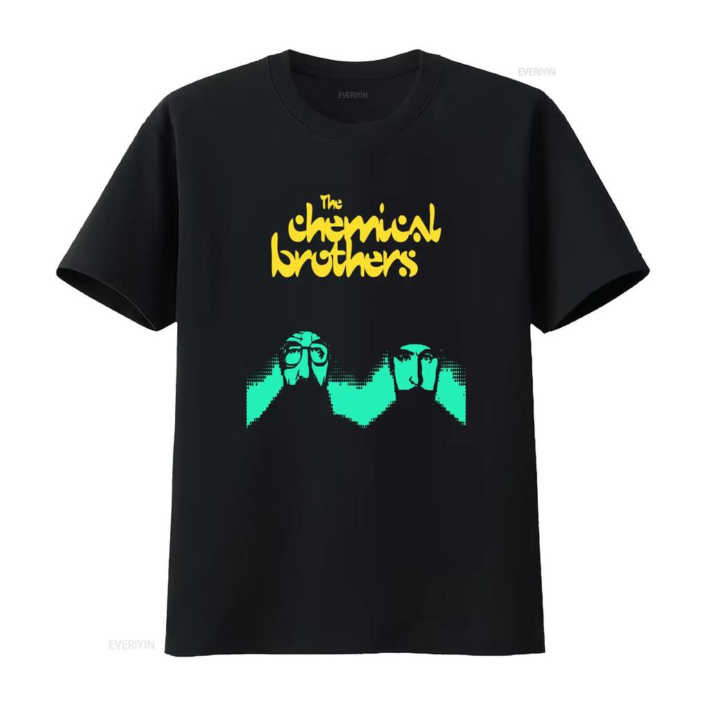 The Chemical Brothers T Shirt Retro Design High Quality Print Perfect for Fans Vintage Washed Versatile Graphic Slightly