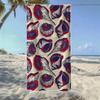 Pastel Starfish Seashell Beach Towel,Soft Quick-Drying, Perfect For Portable Outdoor Travel, Swimming, Camping And Summer Beach