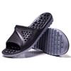 Men's Slippers With Flat Feet Hollow Bathroom Leaking Quick-drying Massage Soles Lightweight Sandals