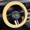 Winter Velvet Steering Wheel Cover - Plush, Warm, Universal Fit