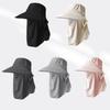 Caps Mask Set Sunscreen Sun Hat Sun Protection Neck Flap Bucket Hat Neck Protection Wide Brim Fisherman Hat Fishing