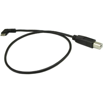 Type C Printer Cable, zdyCGTime 90 Degree Right Angle USB 2.0 Type C (USB-C) To Type B (USB-B) Printer Scanner Cable -18Inchs