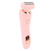 Women Electric Body Hair Trimmer 3D Floating Foil Mesh Bikini Hair Trimmer IPX7 Water Proof USB Rechargeable for Face Legs Underarms Pink