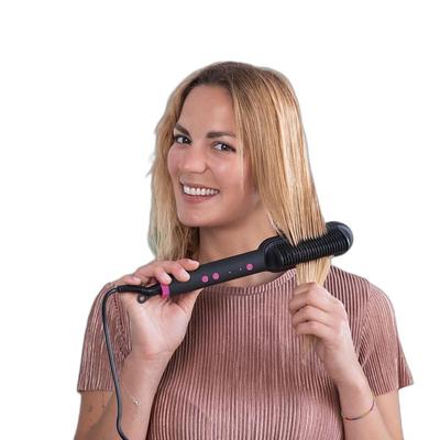 Straightening Brush - - Cestrus - Ceramic - 5 Temperature Levels - Ergonomic