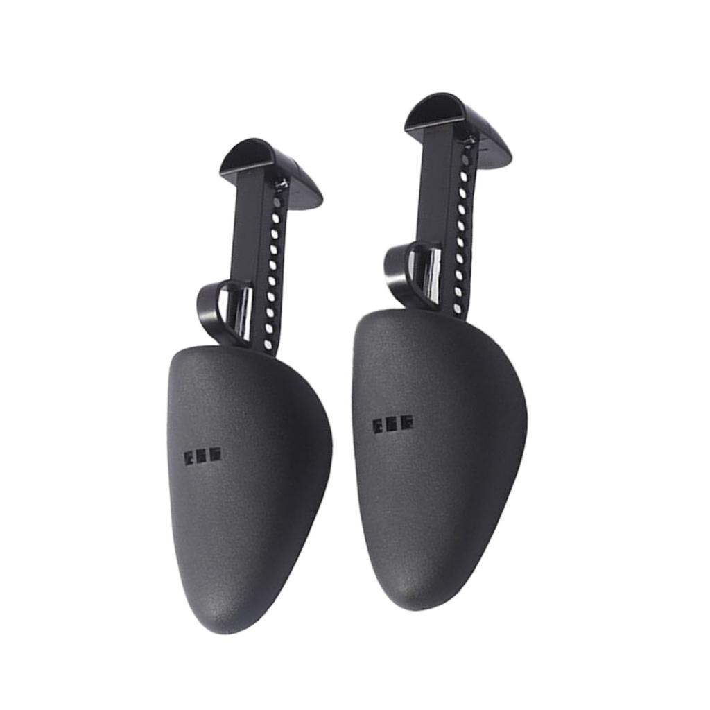 5 Pairs Shoe Tree Shaper Professional Prevents Wrinkling Adjustable Shoe Spring Stretcher for Most of Shoes Black