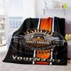 Harley-davidson Motorcycles Personalized Name Blanket Throw Customizable Blanket Soft Warm Cozy Suitable for Nap Bedding Sofa Home Decor