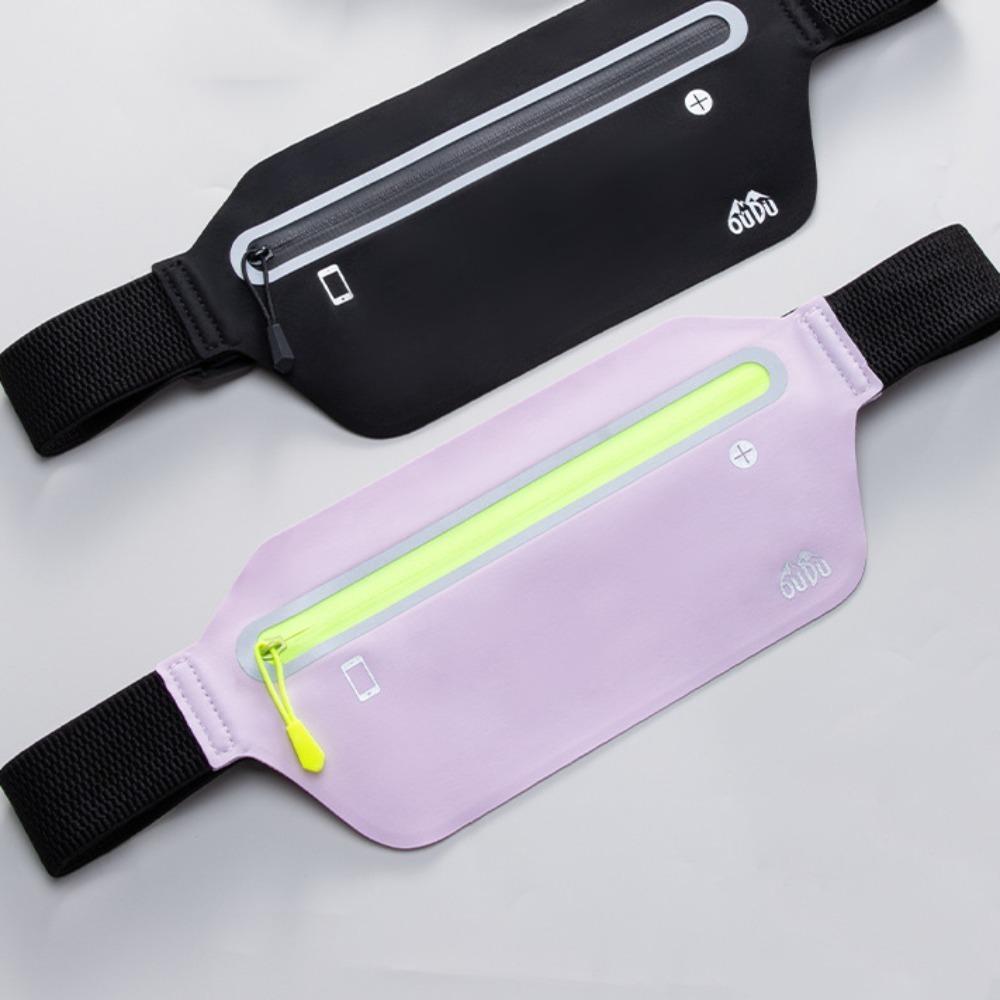 High Elastic Sport Mobile Waist Bag Close Fitting Sports Phone Bag Running Waist Bag  Men Women