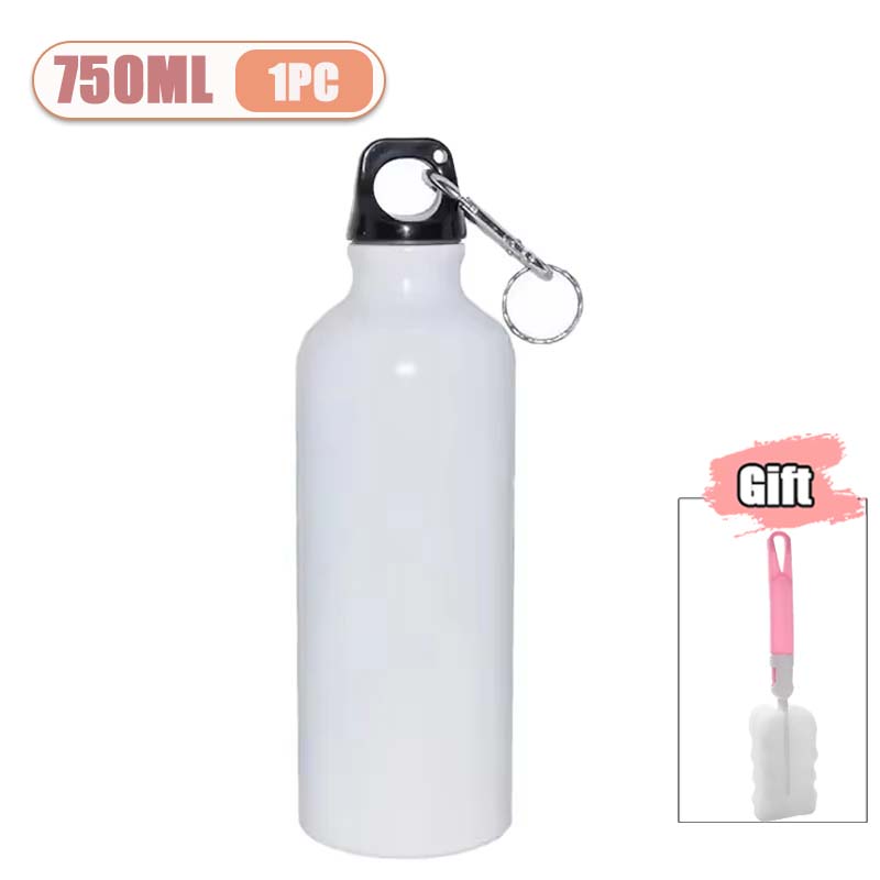 500/750mL Aluminum Water Bottle Large Capacity Leakproof Sports Drinkware for Gym Outdoor Hiking Sports Water Bottle