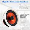 Herdio Bluetooth Ceiling Maximum 240 Ideal for Living and Office Speakers, 4-inch, Output Watts, 2-Way In-Ceiling Speakers, Bathroom, Kitchen, Room,