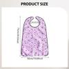 Adult Bib for Eating Clothing Protector Beautiful Protection Reusable Elderly Waterproof