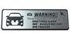 Honami Works CROWN Crown 210 Series Late Athlete Security Emblem 24 Hour Monitoring Dash Cam GPS Tracker Sticker