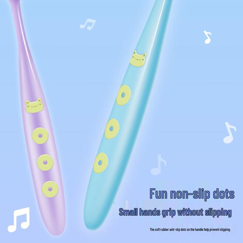 Frog Nolong Children's Antibacterial Soft Toothbrush Set