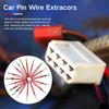 Zestaw 18 sztuk do usuwania złączy samochodowych Uniwersalny ściągacz pinów złączy wtyczek przewodów Zestaw do usuwania pinów Narzędzie do naprawy samochodów i do domu