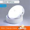 Night Light Rotatable Wireless Motion Sensor LED Night Lights USB Rechargeable Bedroom Corridohting Motion Sensor Light Led Lamp