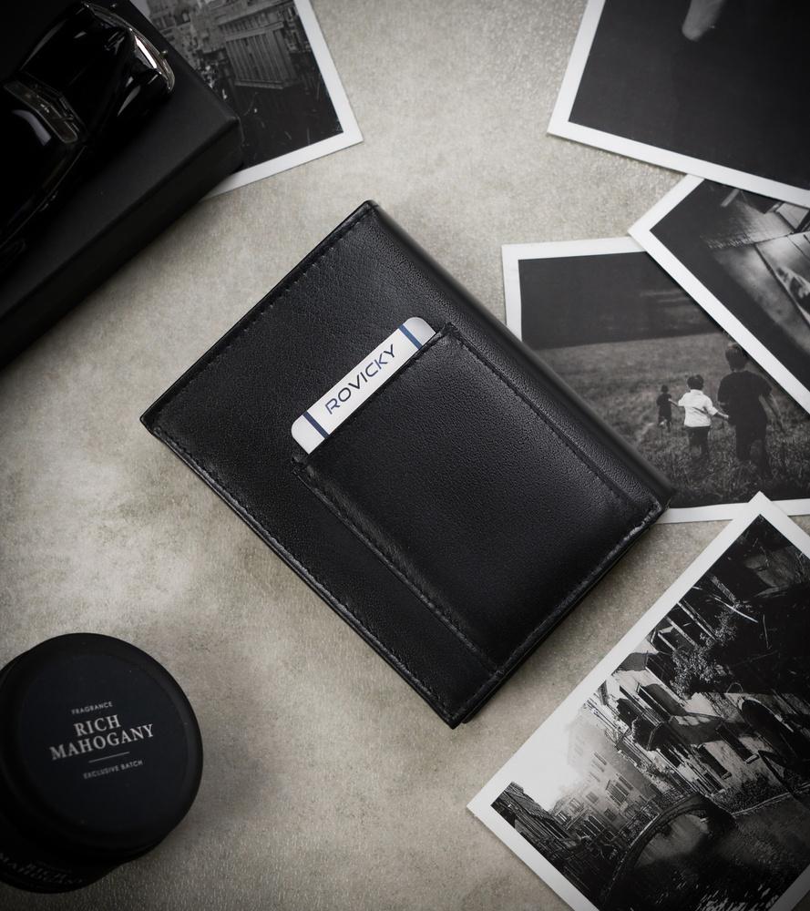 Leather Card Wallet with RFID Protect - Cavaldi