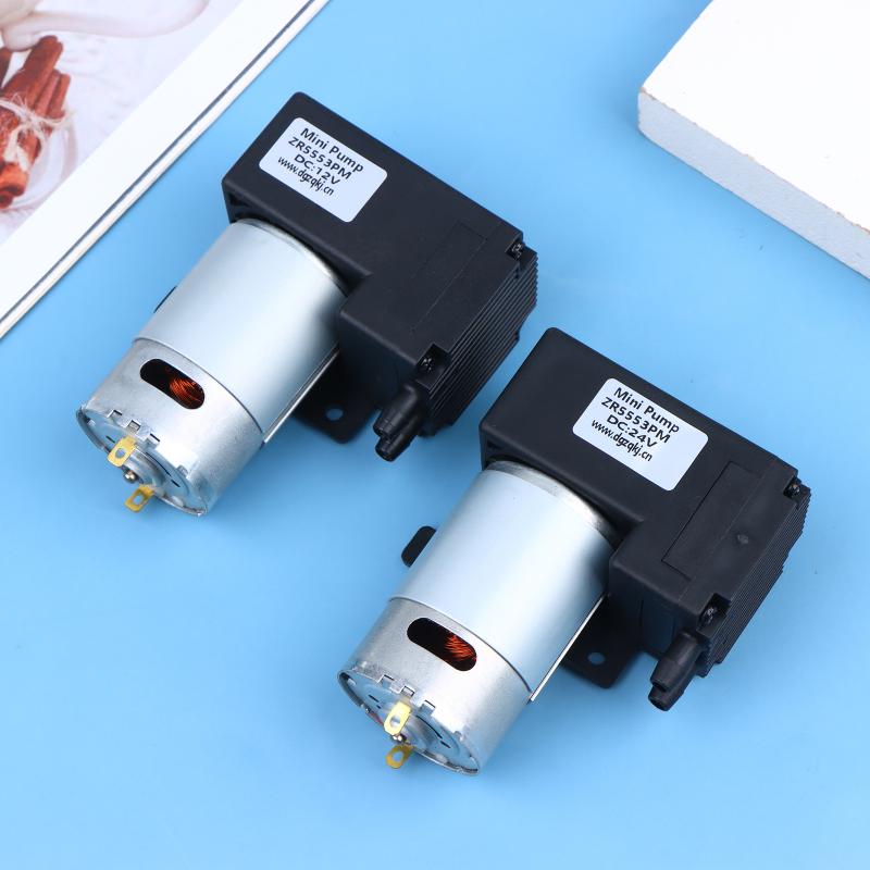 Dc12V 24V 10W Small Oilless Vacuum Pump Negative Pressure Suction Diaphragm Pump 12L/Min Pump Vacuum Pump Oilless Pump