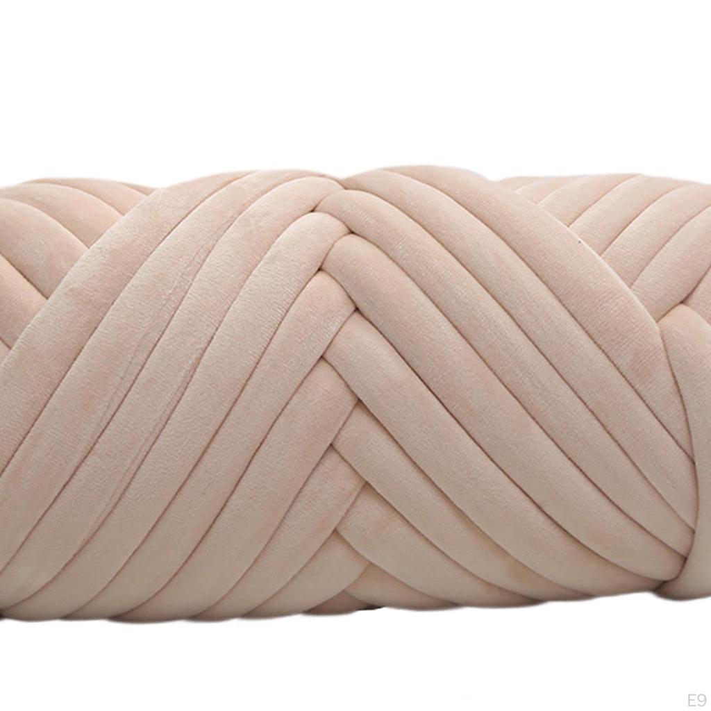 1 Kg Thick Velvet Arm Knitting Yarn for Cushion Baskets, Scarves, Sweaters