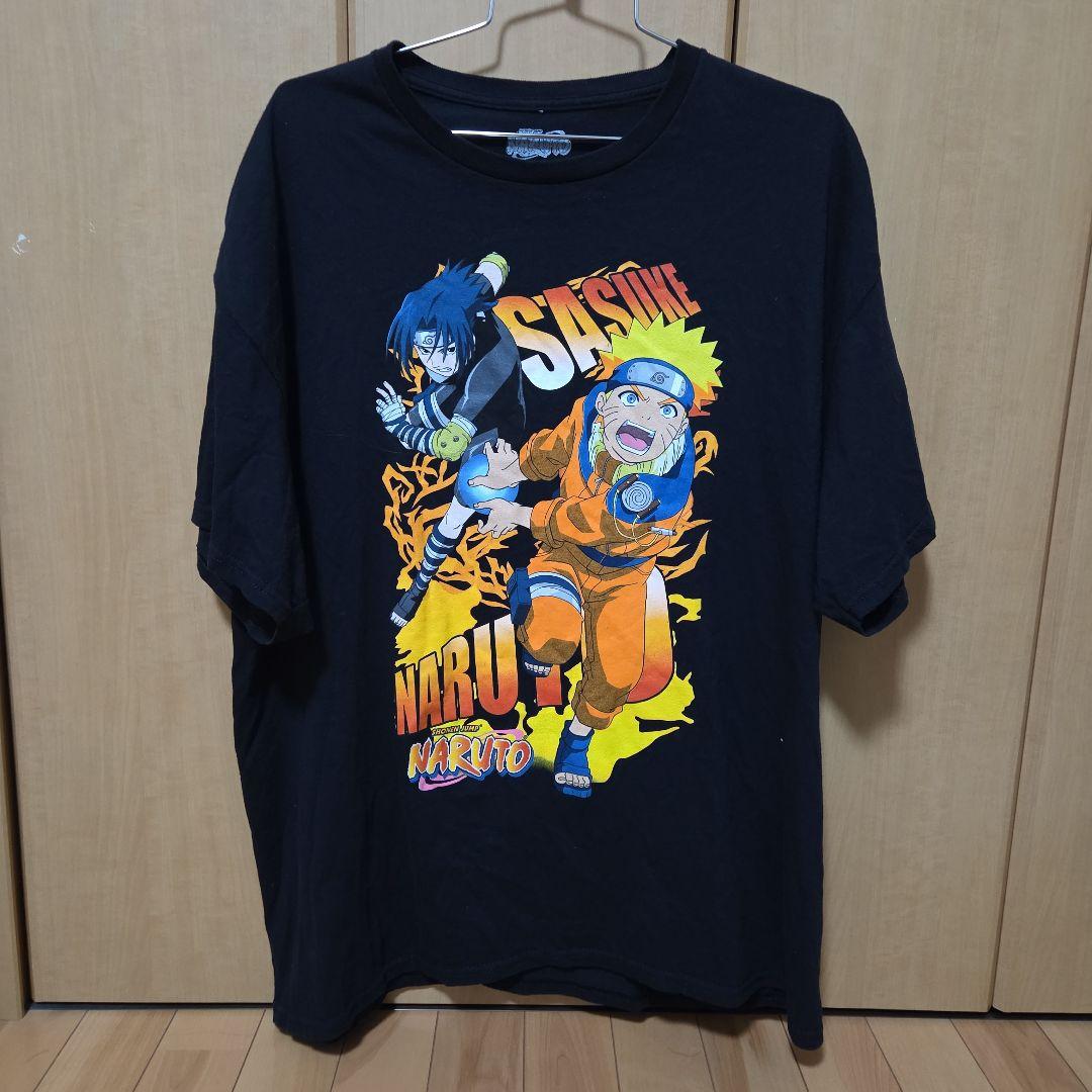 

[USED] Excellent condition Naruto T-shirt featuring Sasuke, official international release, vintage 2000s clothing