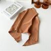 Solid Color Triangle Hair Scarf Retro Head Wrap Minimalist Hair Kerchief Chic Back Tie Headband For Outdoor Travel