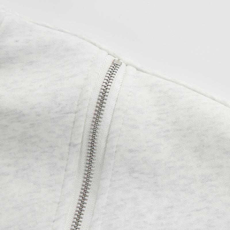 Męska bluza z kapturem Retro z wieloma zamkami - Uniwersalny styl na jesień/zimę.