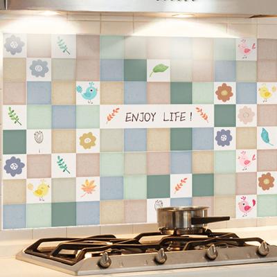 Oliebestendige Muurstickers Keuken Achterwand Beschermer Waterdicht Hittebestendig Statische Sticker voor Keuken Eetkamer Aanrecht