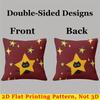 Star Cat Square Jacquard Pillow Cover for Sofa Office Waist Cushion Cover Home Decorative Pillowcase