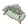 Portable Resin Accessories Showcase Decorative Stand Sofa Shape for Jewelry Display and Collectible Figurine Arrangement