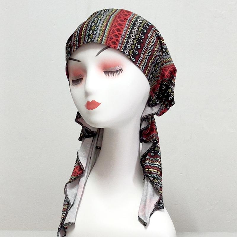 European & American Style Headscarf Hat: Fashionable, Thin Pirate Hat for Women.