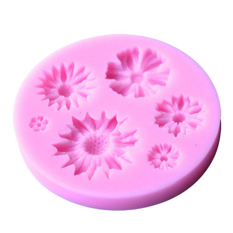 

Силиконовая 3D форма для цветов, для украшения мастики, торта, шоколада, сахарной мастики, для DIY