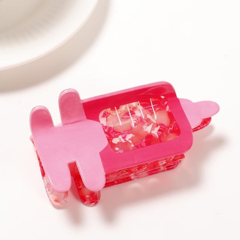 Cartoon Shark Hair Clip Cute PVC Jaw Claw Clip For Women Strong Hold Hairpins Hair Accessory For Daily Use And Parties