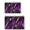 1pc 3D Printed Polyester Golden Purple Stripe Dreamy Doodle Bedroom Living Room Carpet, Comfortable Machine-Washable Rug, Mode