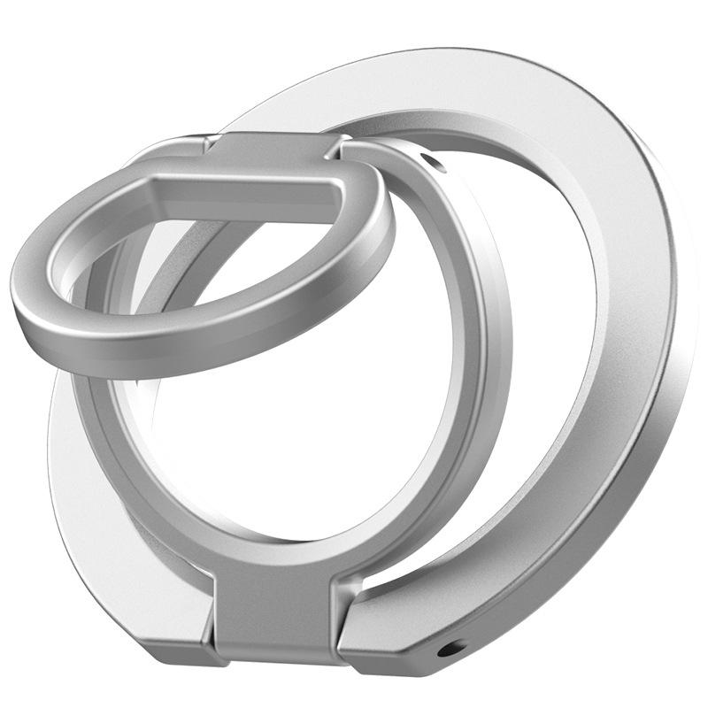Multifunctional Folding Magnetic Phone Holder with Double Ring for Live Streaming and Photography