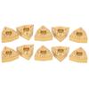 10Pcs CNC Lathe Turning Insert Indexable Solid Carbide Blade Cutting WNMG080408‑TM LF9018