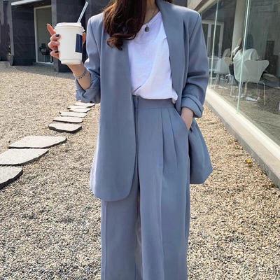 Giacca Suit imbottita a spalla larga casual stile coreano 2025 - Multicolore