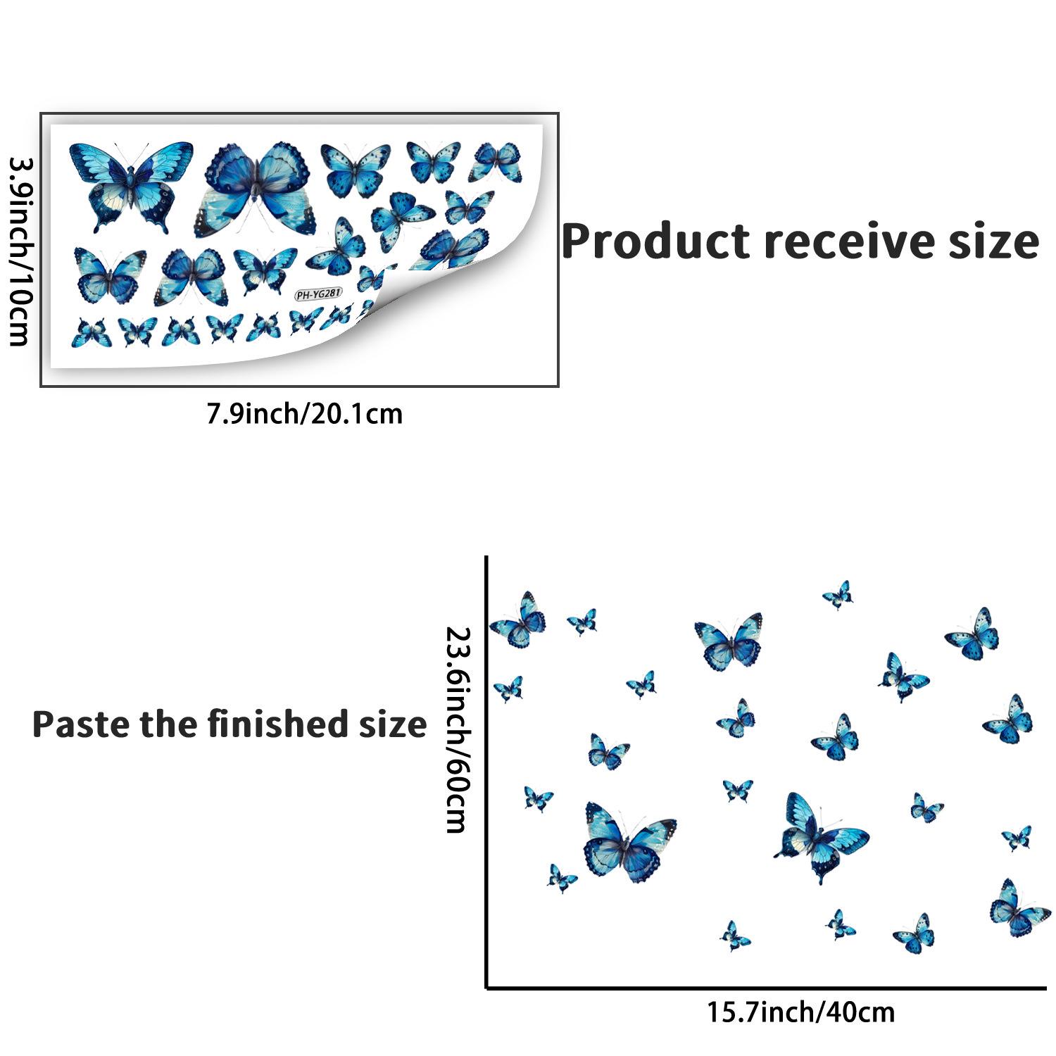 

Светящаяся в темноте наклейка на стену в виде бабочки для семейной комнаты