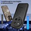 KEYSION Matte Translucent Black Phone Case for HONOR X9c 5G Soft Silicone+PC Clear Shockproof Cover for Huawei Magic 7 Lite 5G