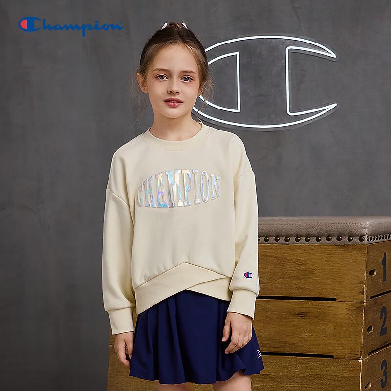 Champion Girls' Crewneck Sweatshirt with Laser Print