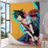 God Of H-high S-school Shower Curtain With Waterproof And Mold Resistant Shower Curtain Polyester Durable Bathroom Screen