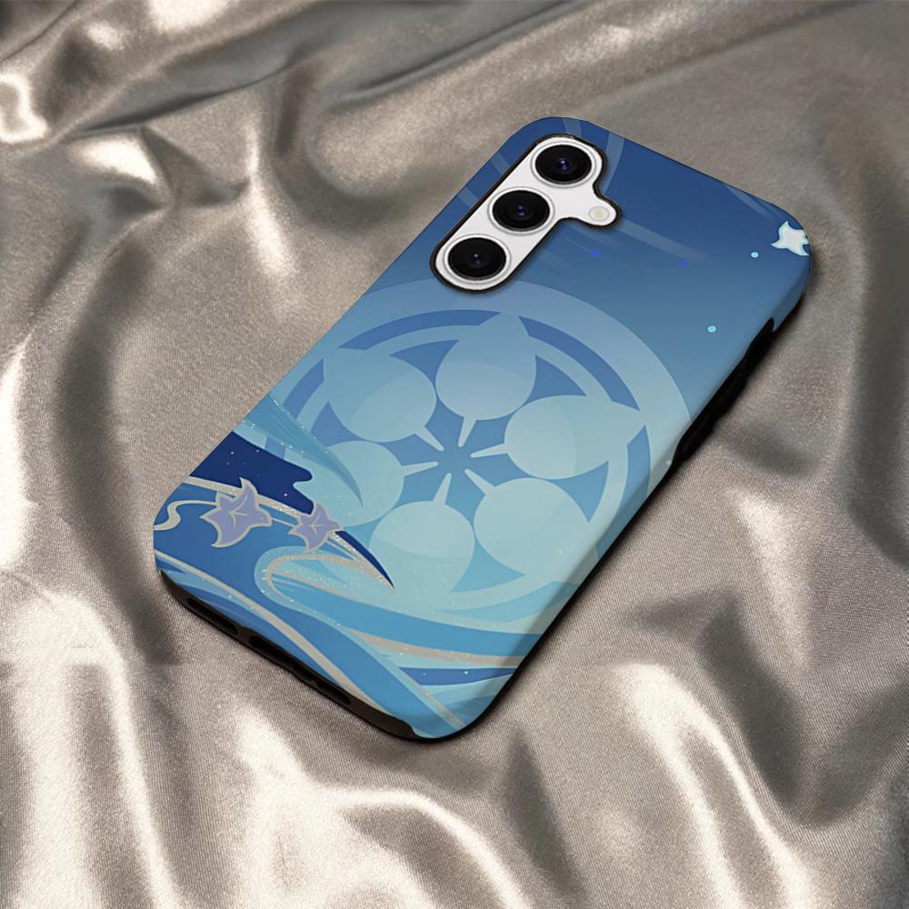 Game Genshin Impact Phone Case For Samsung S25 S24 S23 S22 S21 Plus Ultra A56 A36 A26 A16 Glossy HD Hard PC Cover