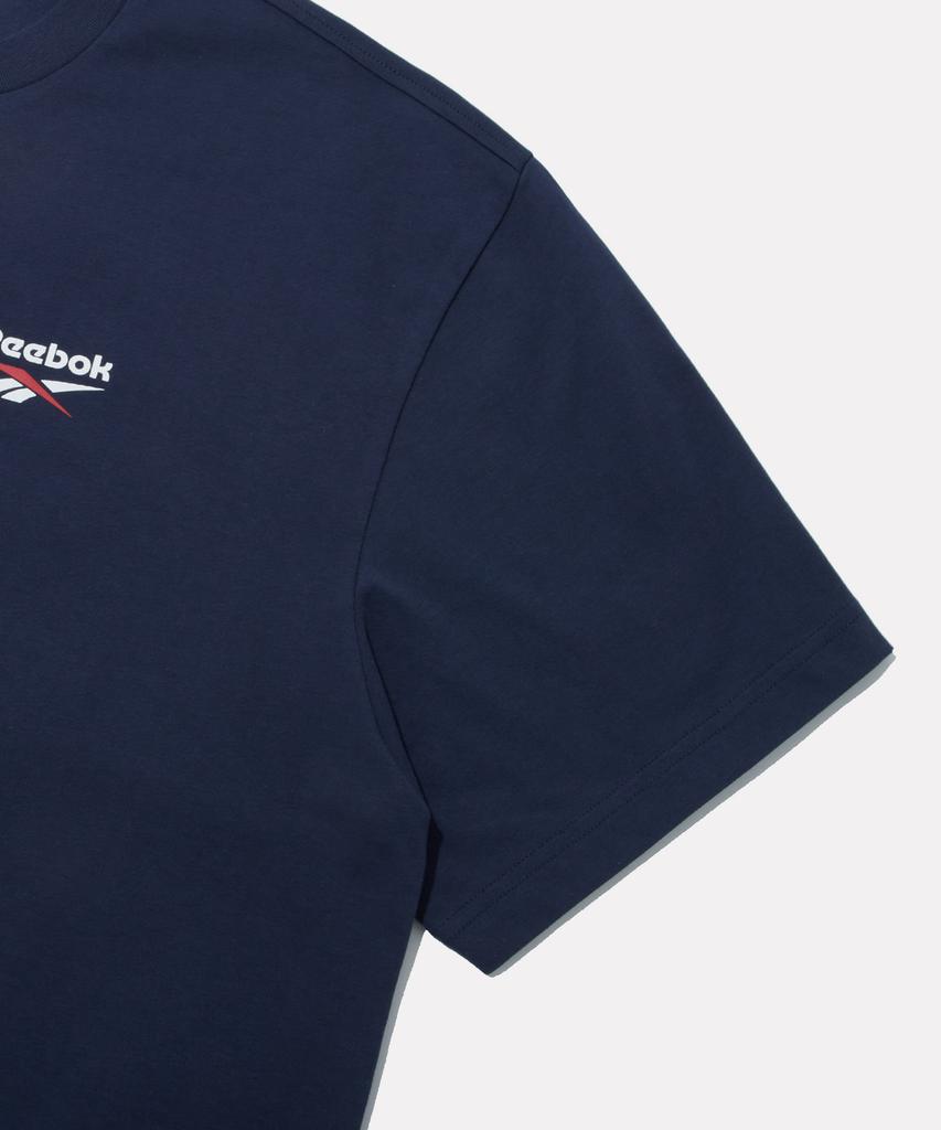Reebok Multi-Logo Oversized Short Sleeve T-Shirt - Navy
