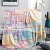 Starfish Shell Print Flannel Blanket, High quality Comfortable for All Seasons, Home Decor, Warmth and Comfort, Perfect for Christmas Gifts