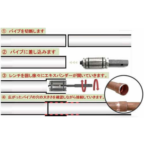 Pipe Expander 3-Piece Set Expansion Expander Spreader Muffler Processing Pipe Special Tool