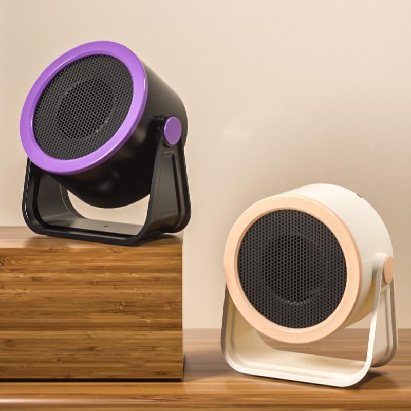 Household Bedroom Small Fast Heating Warm Air Blower Intelligent Electric Heater Winter Office Desktop Heating Fan
