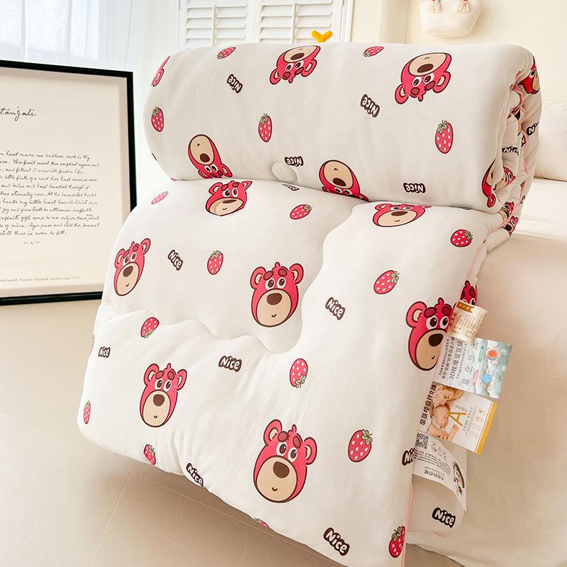 Pilotă cu soia de calitate pentru mamă și bebeluș clasa A, din bumbac, tricotată, cu puf pentru copii