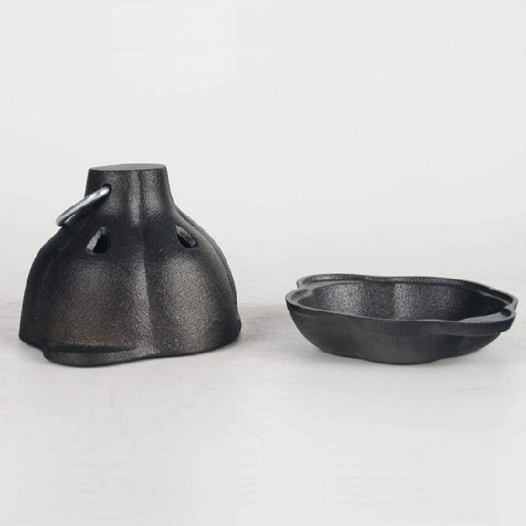 Cast Iron Smoker Box And Garlic Roaster For Flavorful Vegetable Meat Smokings Oven Grilling Outdoor Cooking