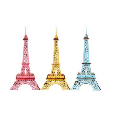 Woody Three Dimensional Puzzle Eiffel Tower H Set Korea Ceremony Puzzle