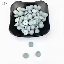 6-12mm Semi Circular Acrylic Flatback Plastic Beads Matte Multi-color Customizable Color Clothing Accessories Beads